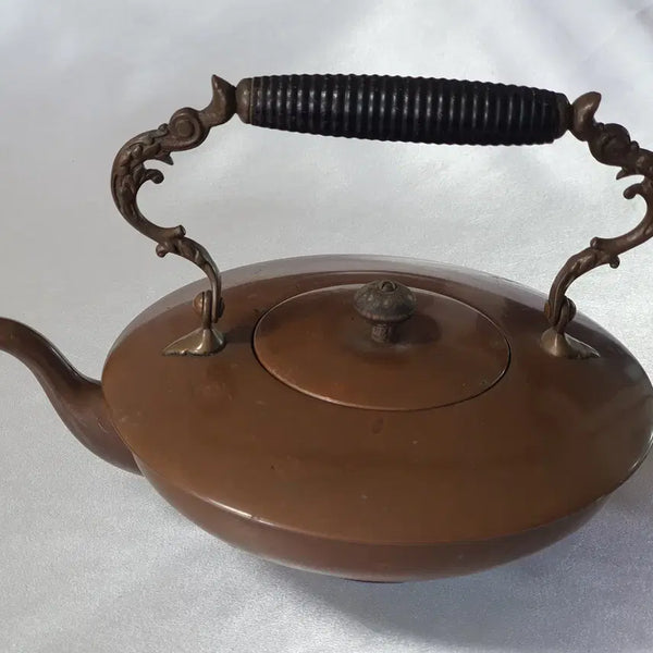 [BUNJANG] Vintage Copper Sake/Jongju Warmer Set (Chirori) / [빈티지] 사케/정종 데우기용 동 치로리 & 워머 풀세트