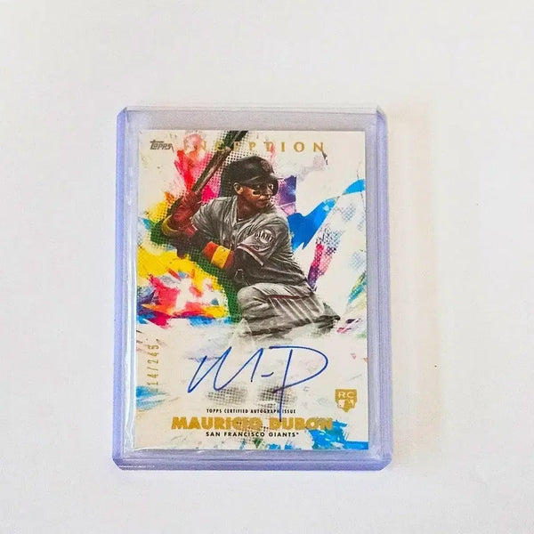 [BUNJANG] Mauricio Dubón Autographed Rookie Card (2020 Topps Inception) / MLB 마우리시오 듀본 오토(친필 싸인카드)