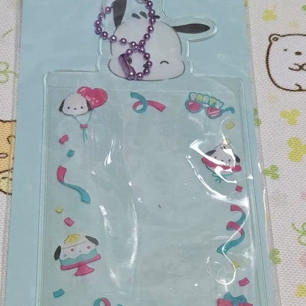 [BUNJANG] Pochacco Card Case with Ball Chain / 포챠코카드케이스