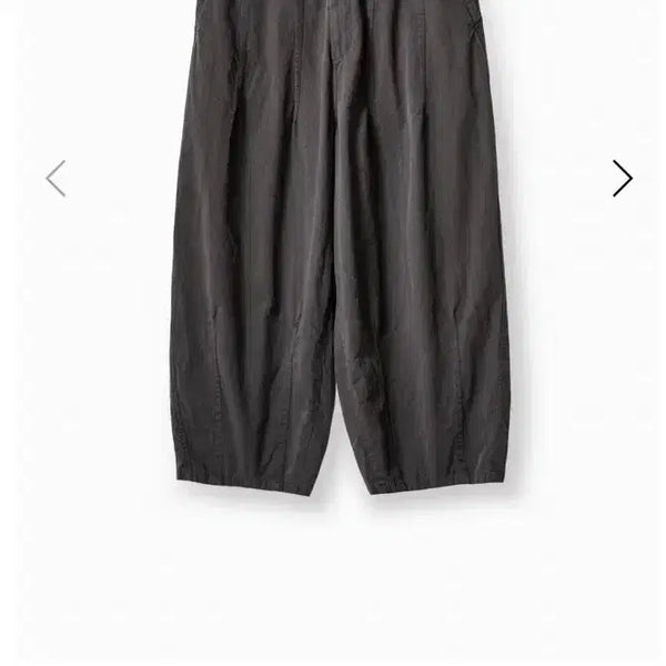 [BUNJANG] YearsAgo Charcoal Balloon Chino Pants / 이얼즈어고 차콜 벌룬 치노 팬츠