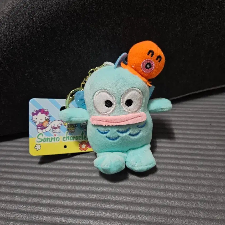 [BUNJANG] Sanrio Hangyodon Plush Keychain (New) / (새제품) 산리오 한교동 인형 키링