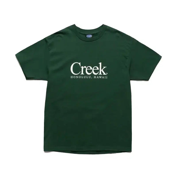 [BUNJANG] Creek x Quiet Mountain Cafe Collaboration Limited Edition T-Shirt (Green, Size L) / [L] 최종가격인하 Creek x Quiet Mountain 한정 티셔츠