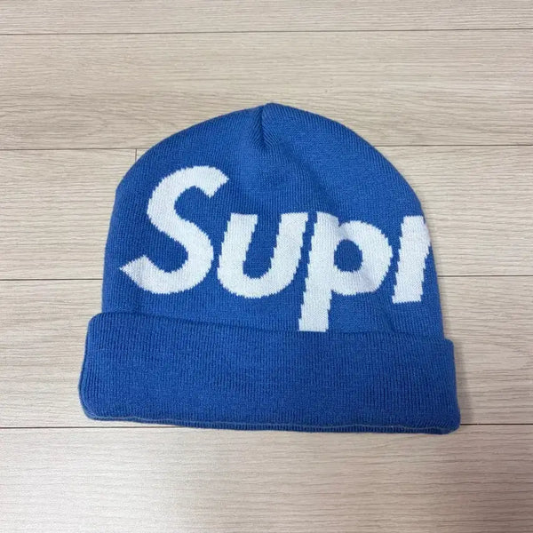 [BUNJANG] Supreme Big Logo Beanie Slate / 슈프림 빅 로고 비니 슬레이트 -
