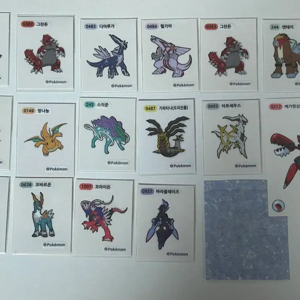 [BUNJANG] Pokemon Stickers Bundle Set / 포켓몬 띠부씰 일괄 판매