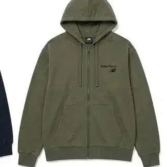 [BUNJANG] New Balance Khaki Hoodie Zip-up / 뉴발란스 후드집업 카키