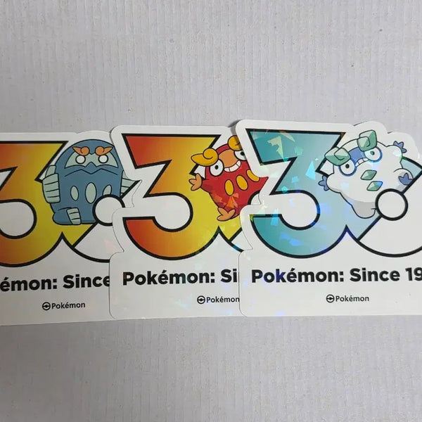 [BUNJANG] Pokemon 30th Anniversary Dalmakwha & Bulbidam Stickers Bundle Set / (일괄) 달막화 불비달마 포켓몬 30주년 스티커