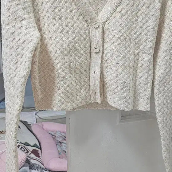 [BUNJANG] B-Rail Ivory Cardigan / 비레일 Blanc 아이보리 가디건