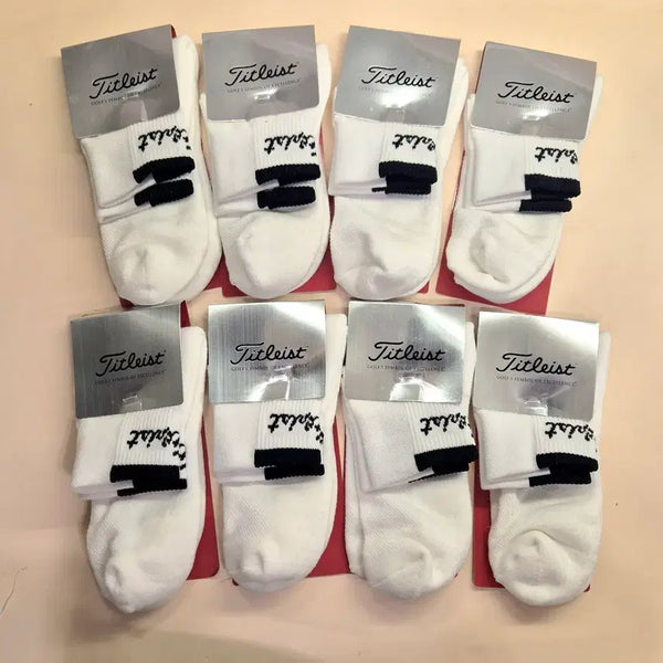 [BUNJANG] Titleist Golf Mid-Calf Socks (8-Pair Bundle) / 타이틀리스트 골프 양말 8켤레 일괄