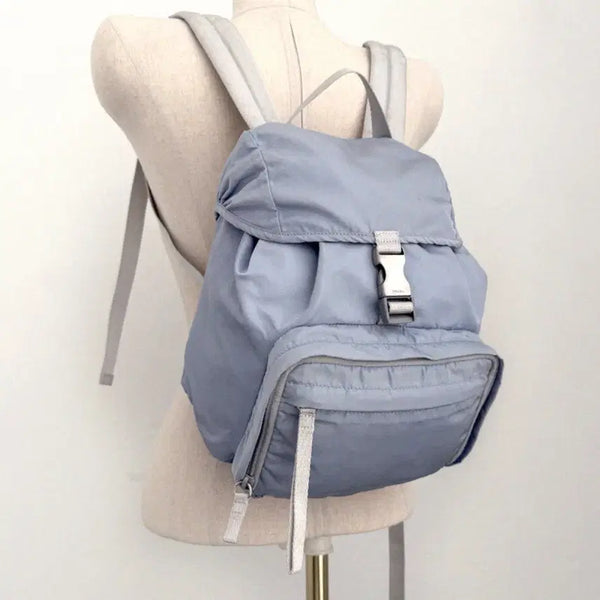 [BUNJANG] Prada Vintaged Pocono Ferbinka Blue Nylon Backpack / 프라다 빈티지 포코노 페르빈카 블루 나일론 백팩