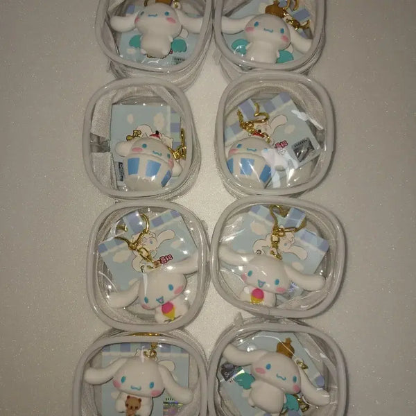 [BUNJANG] Cinnamoroll Figure Keychain Set / 시나모롤 피규어 키링 일괄시택포