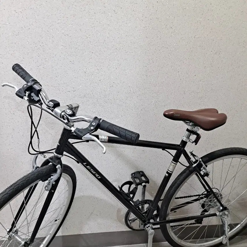 [BUNJANG] Lespo Hybrid Bicycle (Samchully) 24-inch Black / 하이브리드 자전거