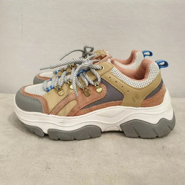 [BUNJANG] Skechers Air-Cooled Memory Foam Multi-Color Height-Increasing Sneakers (235mm) / 스케쳐스 메모리폼 키높이 운동화 캐쥬얼화 235 멀티컬러