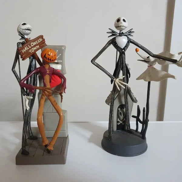 [BUNJANG] The Nightmare Before Christmas Jack Skellington Figure Set Bundle / 크리스마스 악몽 잭 피규어 세트 일괄