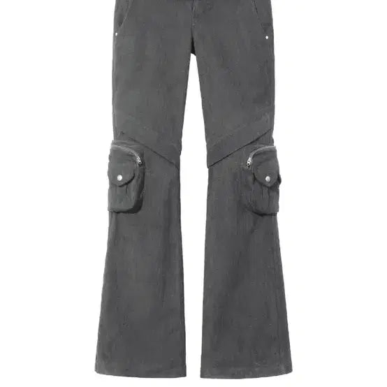 [BUNJANG] Bonnae Corduroy Pocket Pants (Gray, Size 1) / Bonnae 본네 Corduroy pocket pants 코듀로이 팬츠