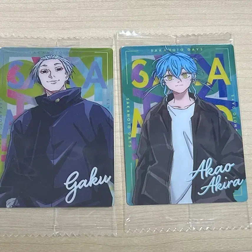 [BUNJANG] Sakamoto Days Gaku & Akira Wafer Card Bundle Set / 사카데이 사카모토데이즈 가쿠 / 아키라 웨하스 카드 일괄