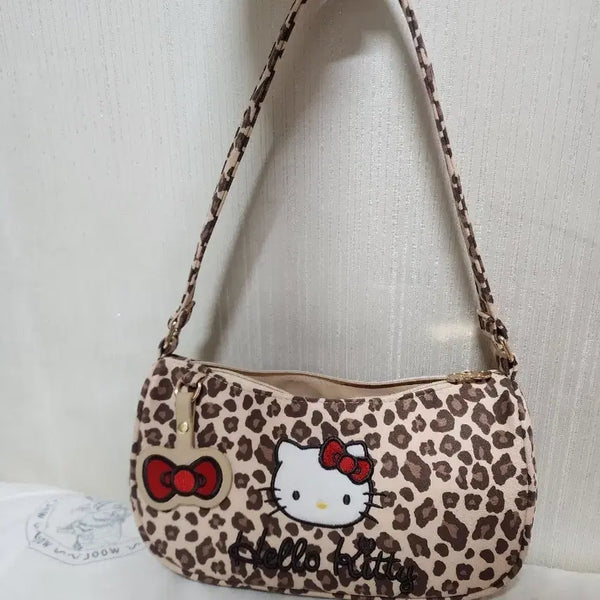 [BUNJANG] Hello Kitty Leopard Print Bag / 정품키티호피백