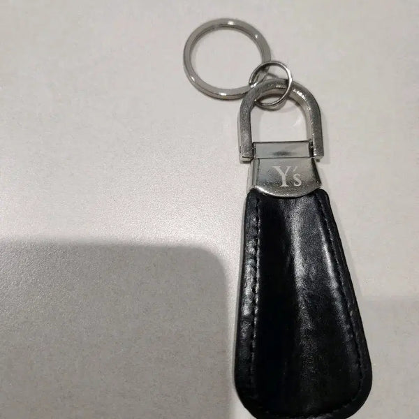 [BUNJANG] Y's Yohji Yamamoto Leather Keyring Black / 요지야마모토 Y's 가죽 키링 블랙