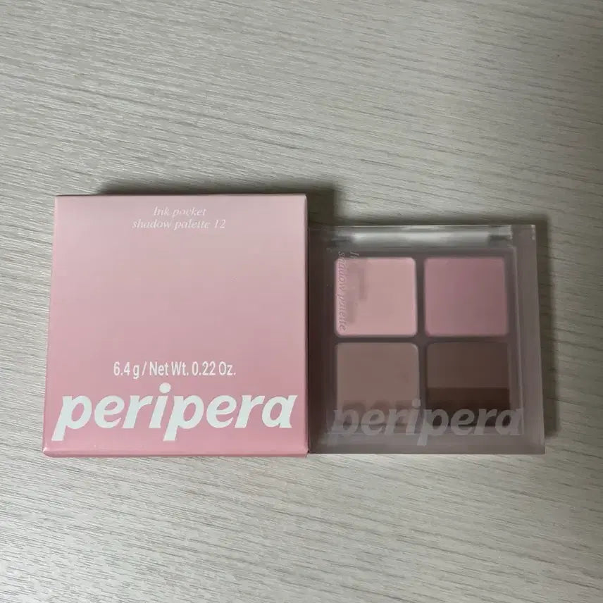 [BUNJANG] Peripera Ink Pocket Shadow Palette - Innocent Pink 12 / 페리페라 잉크 포켓 섀도우 팔레트 화장품 청순에 빠진 핑크 12
