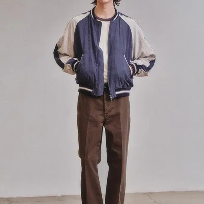 [BUNJANG] Artifects Souvenir Jacket Navy M / 아트이프액츠 수베니어 자켓 네이비(M)