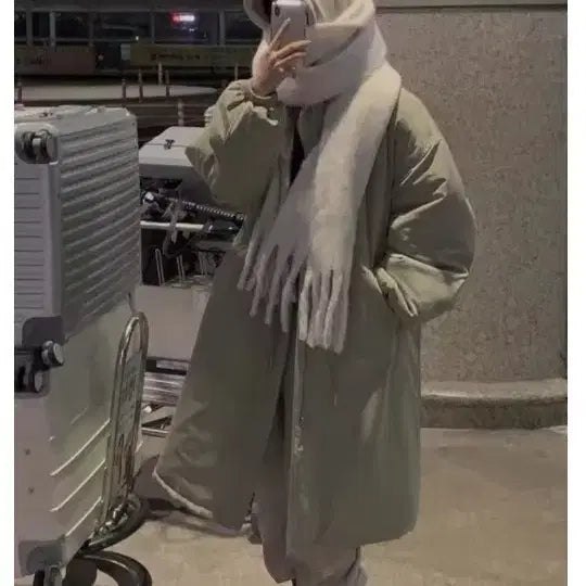 [BUNJANG] Women's Long Padded Jacket / [새것] 여자 롱패딩