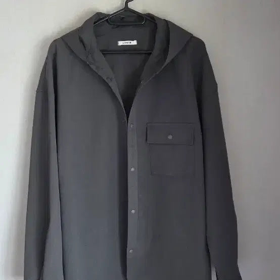 [BUNJANG] LOAFER Hooded Outerwear Jacket Charcoal / LOAFER 후드셔츠형 아우터  여성용  [새상품]