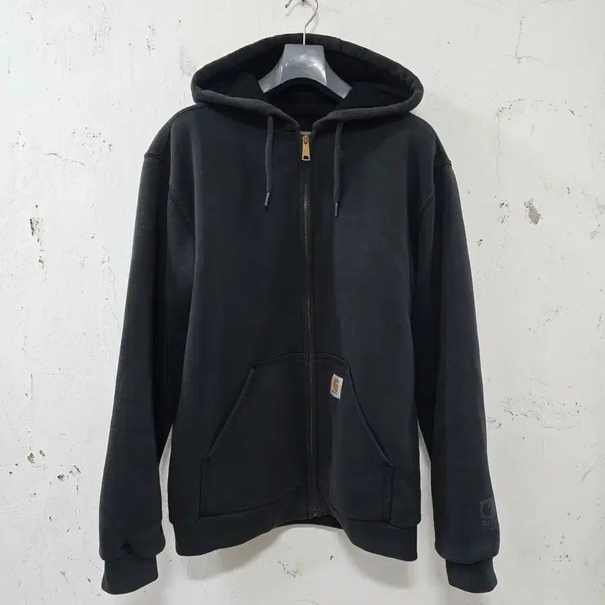 [BUNJANG] Carhartt Hooded Zip-Up Sweatshirt Black S / 칼하트 후드집업 블랙 S