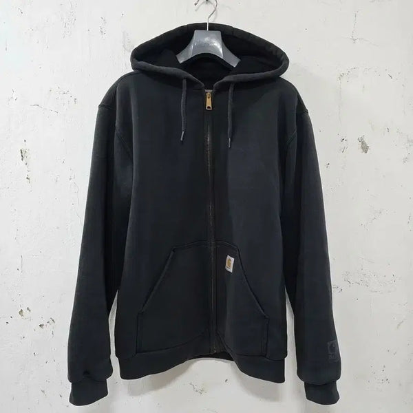 [BUNJANG] Carhartt Hooded Zip-Up Sweatshirt Black S / 칼하트 후드집업 블랙 S