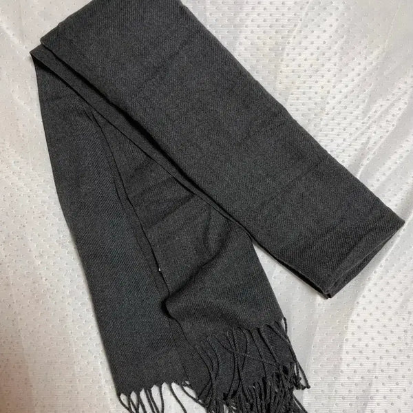 [BUNJANG] Uniqlo Charcoal Gray Scarf / 유니클로 목도리 차콜그레이(10호)