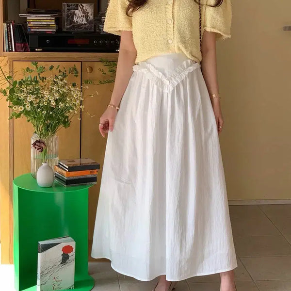[BUNJANG] Bicyne Pure Lace Skirt / 바이씨니 퓨어 레이스 스커트:)