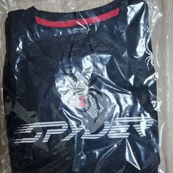 [BUNJANG] Spider Black Short Sleeve T-Shirt Size 100 / 스파이더 블랙 반팔 티셔츠 새상품size100배드민턴탁구테니스배구스쿼시