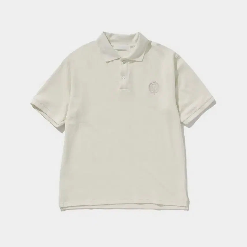 [BUNJANG] Plac Classic Pique Logo Short Sleeve T-Shirt White / [플랙] 클래식 피케 로고 반팔 티셔츠 화이트