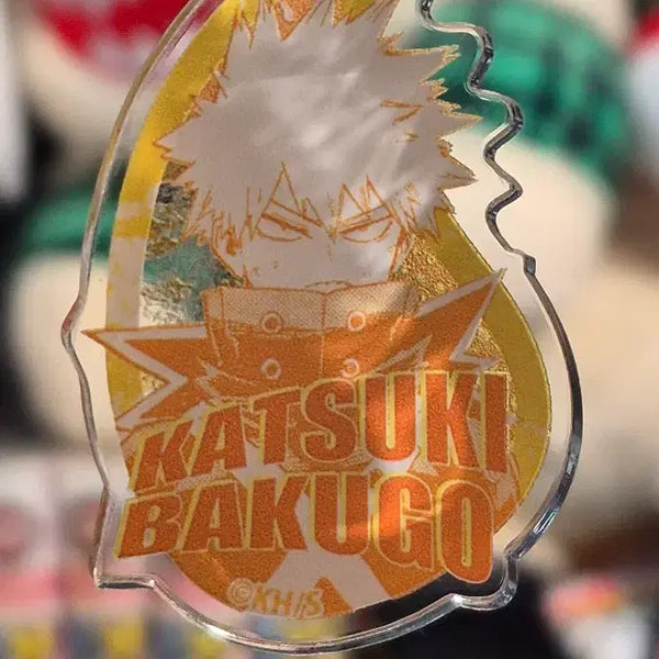 [BUNJANG] My Hero Academia Bakugo & Asui "Water Drop Charm" Keyrings Bundle Set / 히로아카 바쿠고, 아스이 물방울챰 키링 일괄