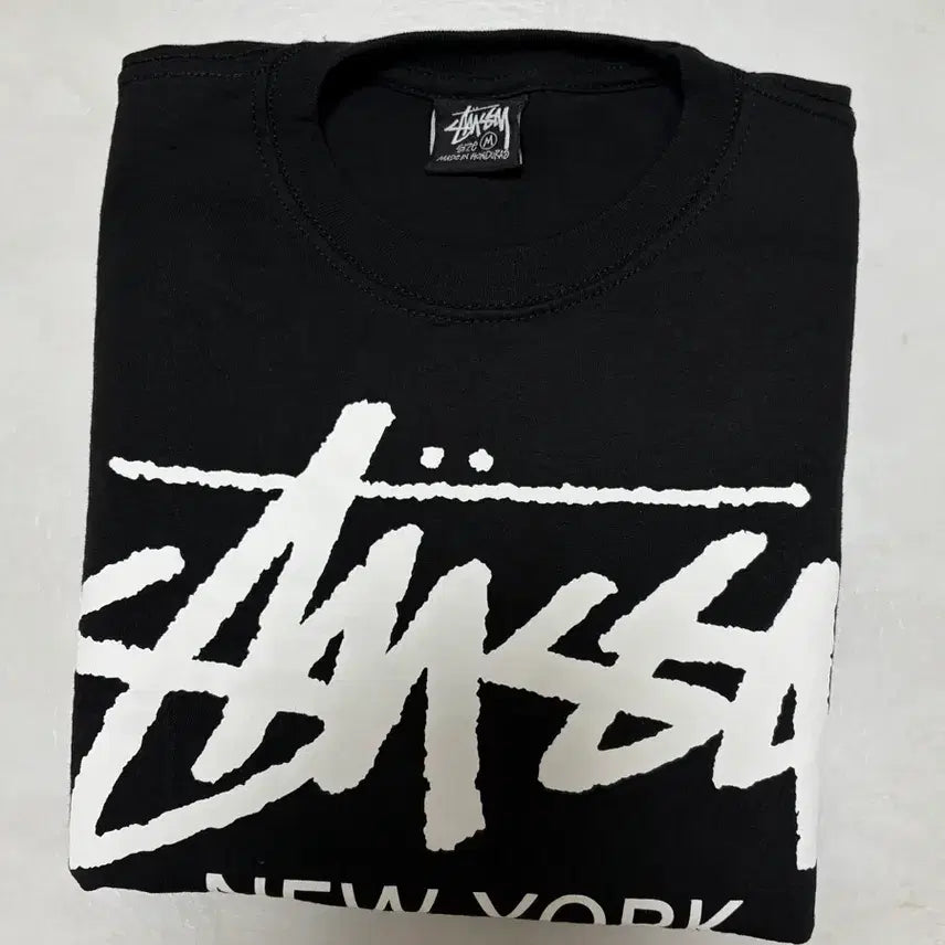 [BUNJANG] Stussy World Tour T-Shirt Black M / (공홈 구매)스투시 월드투어 반팔티 블랙 M