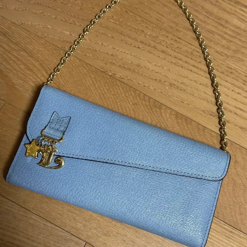 [BUNJANG] Lovcat Long Wallet with Chain / 러브캣 장지갑 (체인포함)