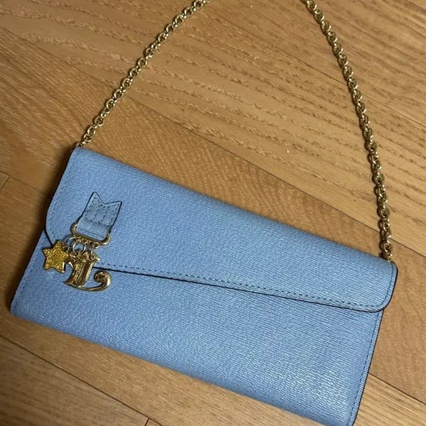 [BUNJANG] Lovcat Long Wallet with Chain / 러브캣 장지갑 (체인포함)