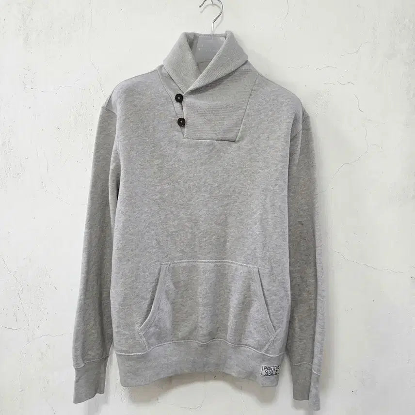 [BUNJANG] Polo Ralph Lauren Shawl Collar Sweatshirt Grey / 폴로 랄프로렌 숄카라 맨투맨 M 그레이