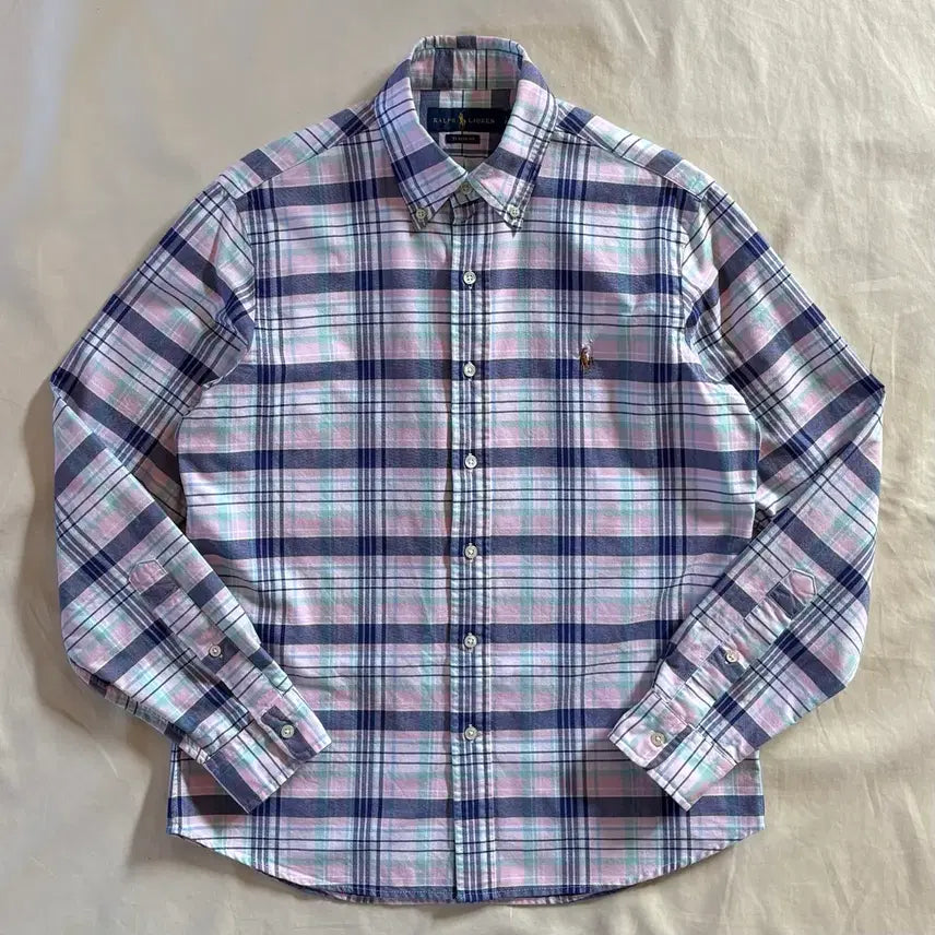 [BUNJANG] Polo Ralph Lauren Classic Fit Oxford Check Shirt / [SP/95] 신형 폴로 랄프로렌 클래식 핏 Oxford 체크 셔츠