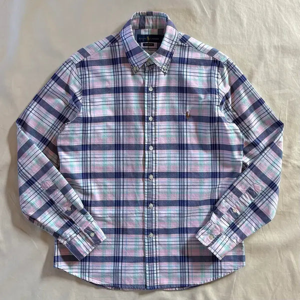 [BUNJANG] Polo Ralph Lauren Classic Fit Oxford Check Shirt / [SP/95] 신형 폴로 랄프로렌 클래식 핏 Oxford 체크 셔츠