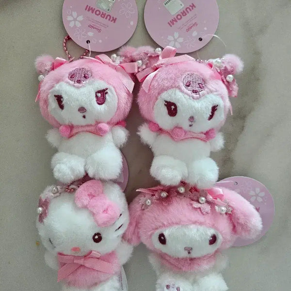 [BUNJANG] Sanrio Sakura Doll Keychain / (새상품) 산리오 사쿠라 벚꽃 인형 키링(개단가)