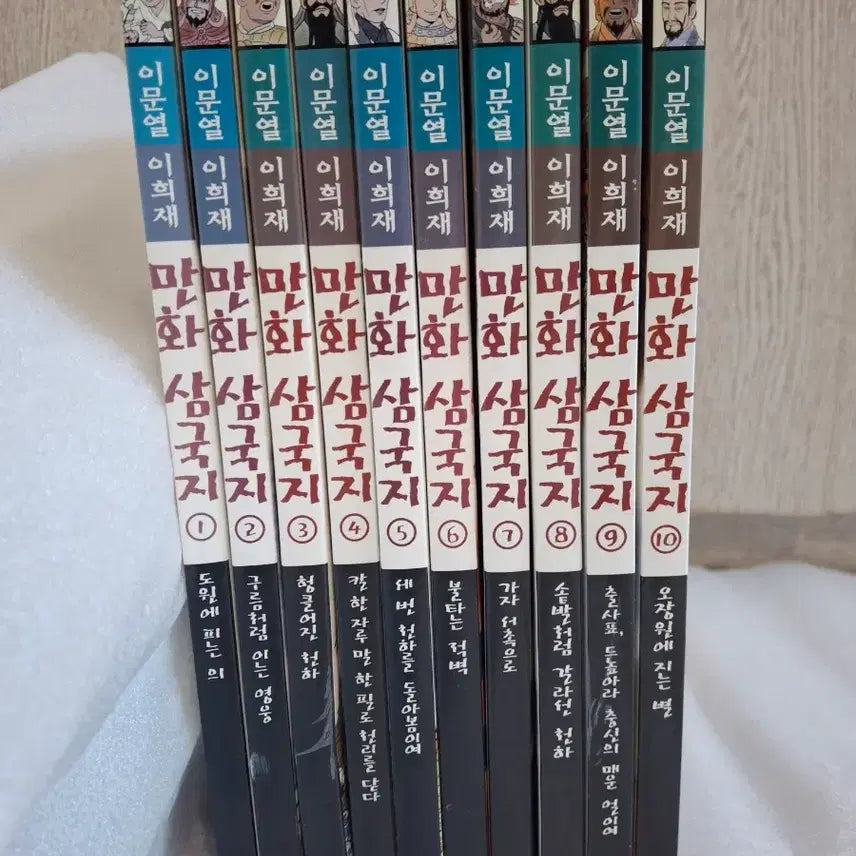 [BUNJANG] Lee Moon-yeol's Romance of the Three Kingdoms Comic Series Vol. 1-10 / 이문열의 삼국지 시리즈 만화책 10권<이현세만화서비스>