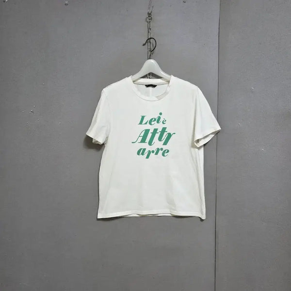[BUNJANG] Sisley Round Neck T-Shirt White / 시슬리 라운드 티셔츠 85  n5908