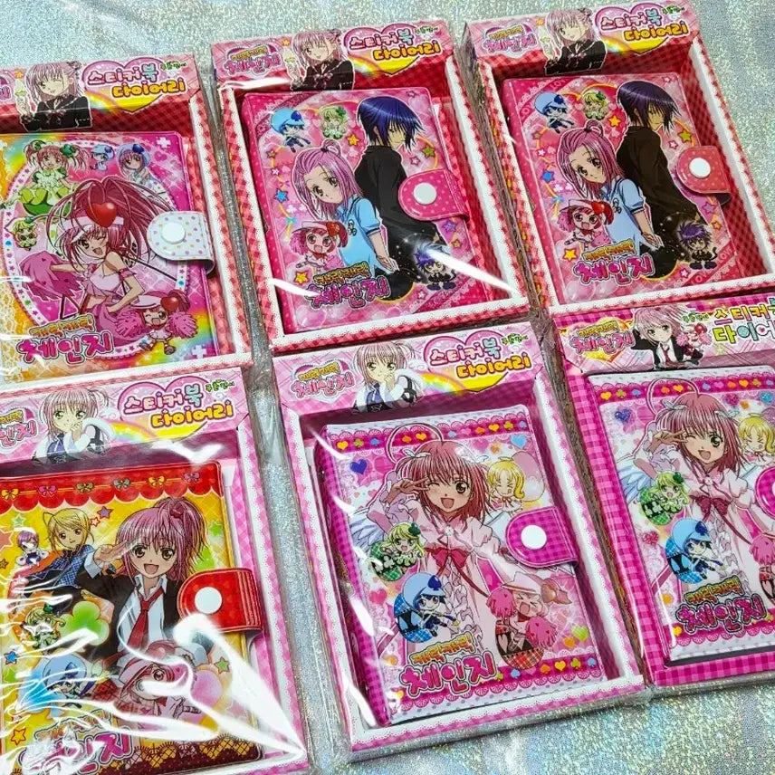 [BUNJANG] Full Moon (Kamichama Karin) Re-Release 6-Piece 6-Hole Diary Set / 캐릭캐릭체인지 육공다이어리 6개 세트 - 재출시