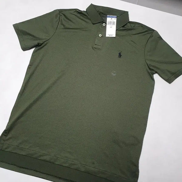 [BUNJANG] Polo Ralph Lauren Performance Short Sleeve Polo Shirt Olive (Size S) / [S] 폴로 퍼포먼스 반팔 카라 티셔츠 새제품