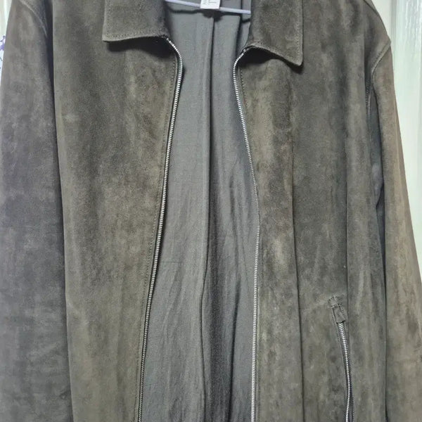 [BUNJANG] H&M Edition Suede Jacket (Lambskin) - L Size / H&M 에디션 리얼레더 스웨이드자켓(양가죽) L사이즈