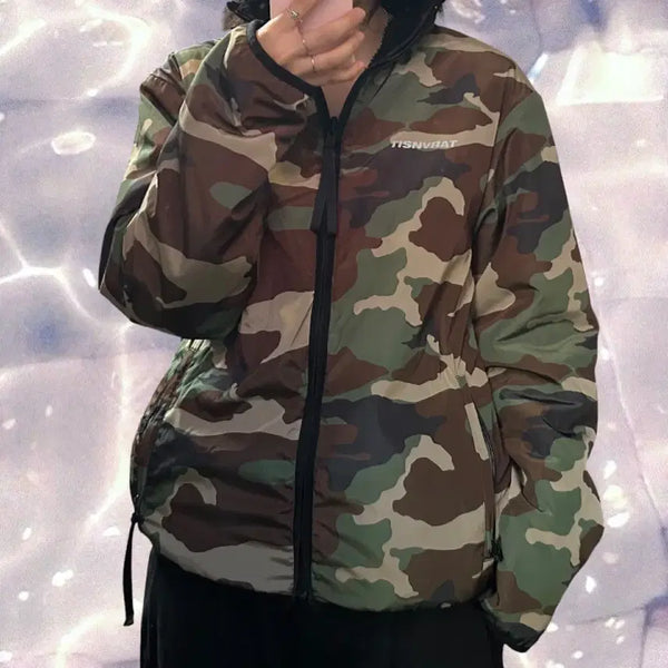 [BUNJANG] Thisisneverthat Reversible Fleece Jacket Black S / 디스이즈네버댓 리버시블 양면 후리스 플리스 블랙 S