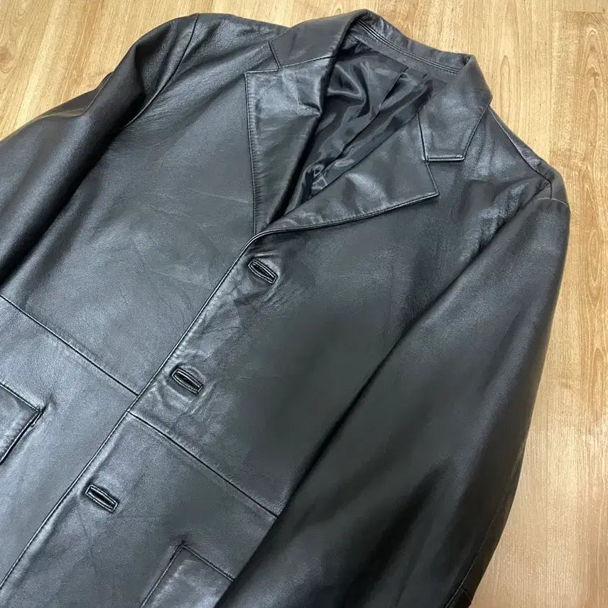 [BUNJANG] Leather Jacket / 가죽 자켓