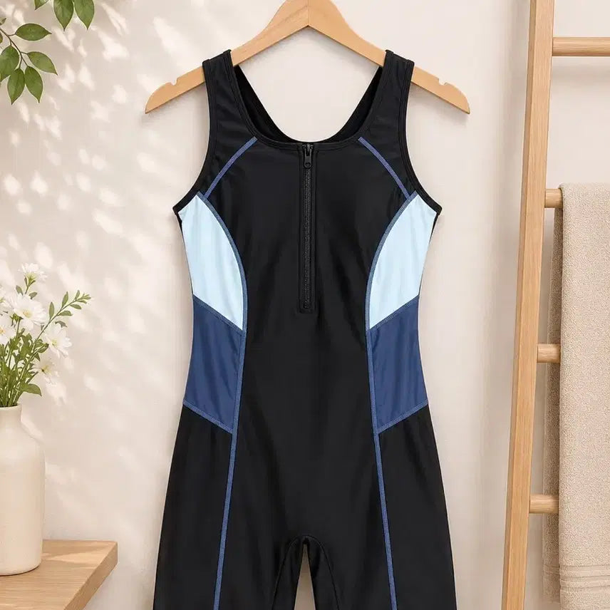 [BUNJANG] Women's Rash Guard Swimsuit / 새상품 여성 래쉬가드 수영슈트 수영복 55-66 정도 사이즈
