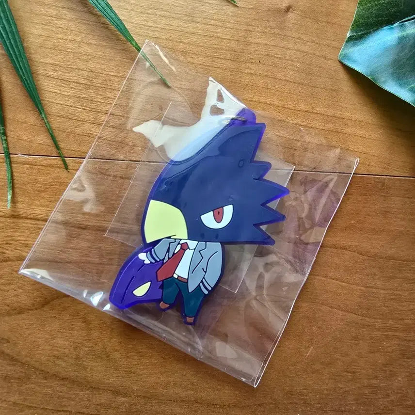 [BUNJANG] My Hero Academia Tokoyami Fumikage Rubber Strap Keychain (Unsealed) / (단순개봉) 나의 히어로 아카데미 후미카게 러버 키링