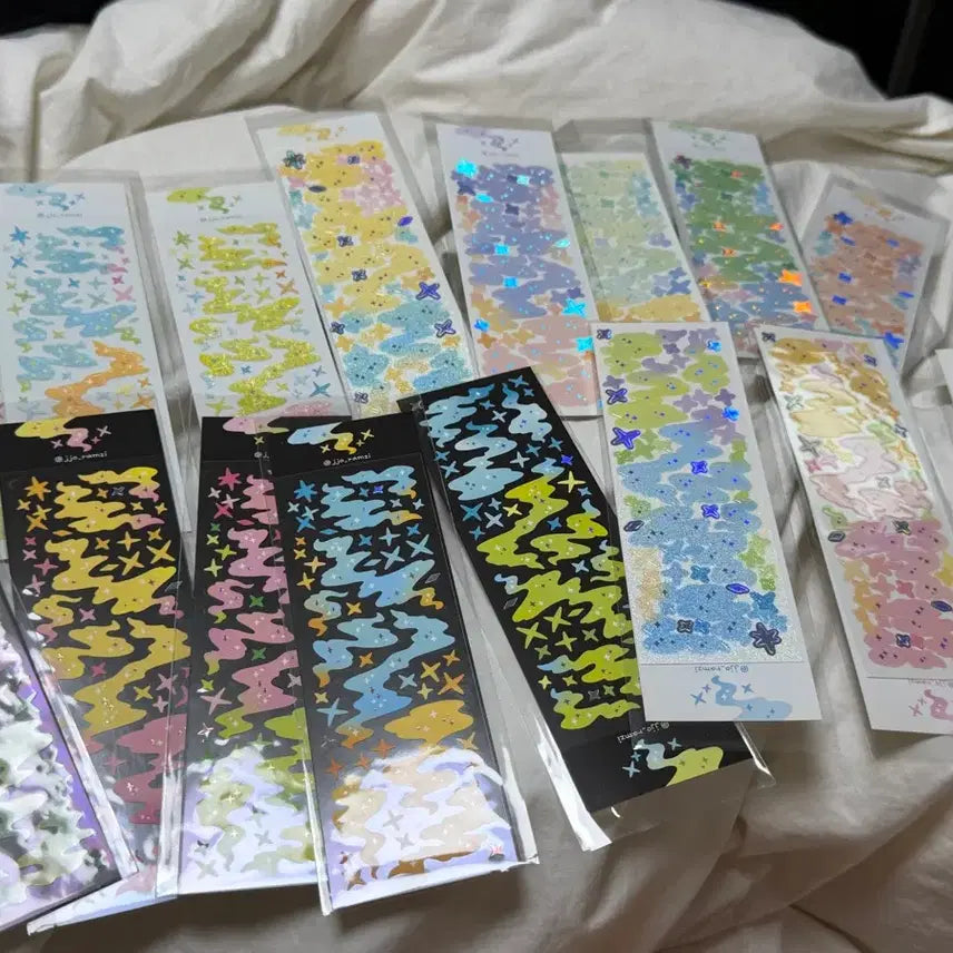 [BUNJANG] Jjoramji Artist Deco Sticker Set (39 pcs, Unused) / 쪼람쥐 작가 데코 스티커 39장 미사용