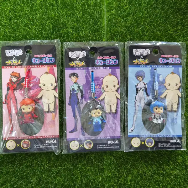 [BUNJANG] Evangelion Rose O'Neill Qpid Strap Set Bundle / 에반게리온  로즈오닐 큐피스트랩 세트 일괄
